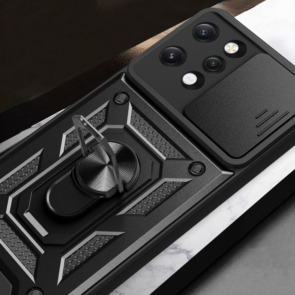 Case for Xiaomi Redmi 12 5G / 12, Techsuit, CamShield, Black