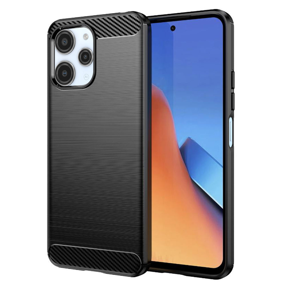 Case for Xiaomi Redmi 12 5G / 12, Techsuit, Carbon, Black