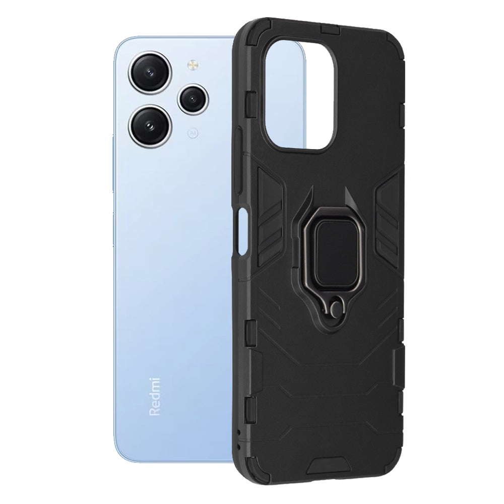 Case for Xiaomi Redmi 12 5G / 12, Techsuit, Shield, Black