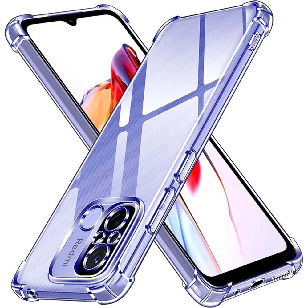 Case for Xiaomi Redmi 12C, Techsuit, Shockproof Clear, Transparent