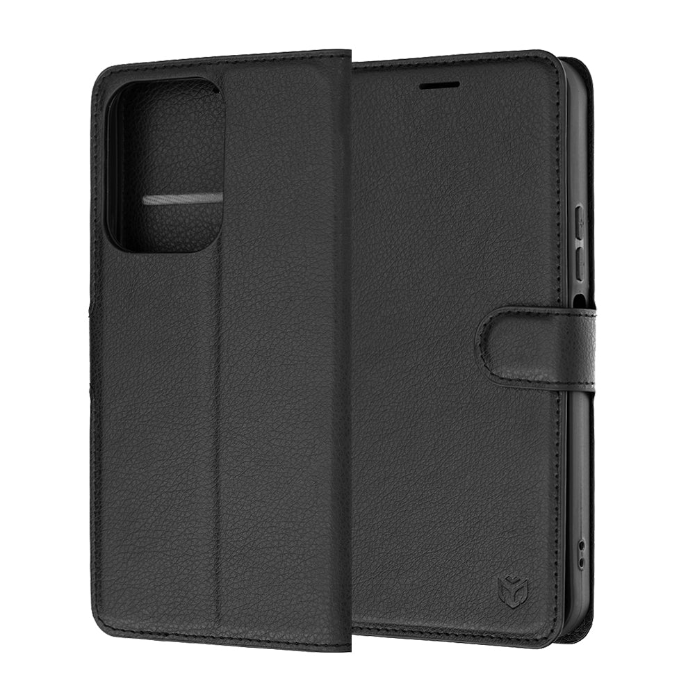 Case for Xiaomi Redmi 17 5G / 17 4G, Techsuit, Leather Folio, Black