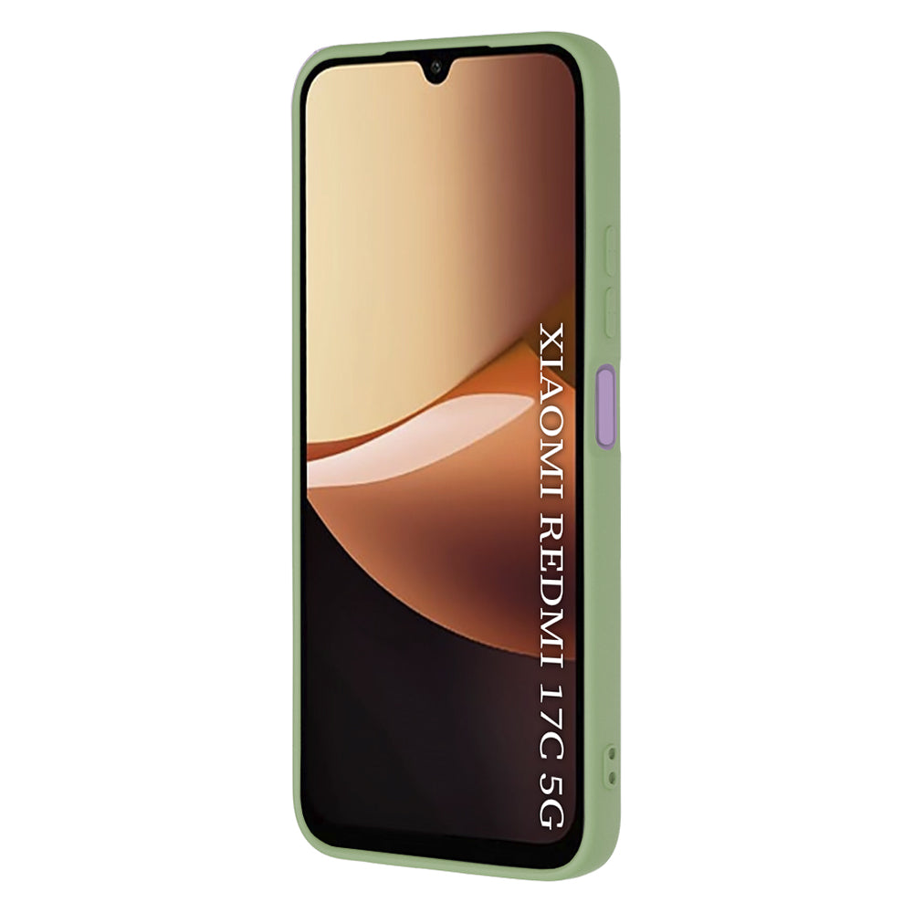 Case for Xiaomi Redmi 17C 5G, Techsuit, SoftFlex, Light Green