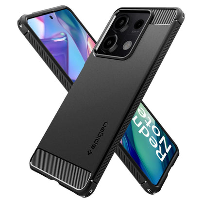 Case for Xiaomi Redmi Note 13 5G, Spigen, Rugged Armor, Black ACS07665