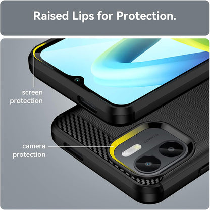Case for Xiaomi Redmi A2 / A1, Techsuit, Carbon, Black