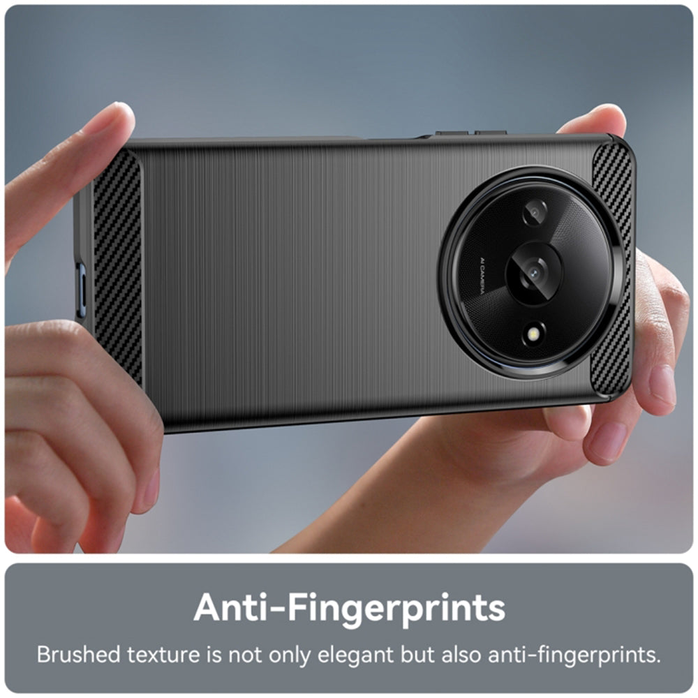 Case for Xiaomi Redmi A3x / A3, Techsuit, Carbon, Black