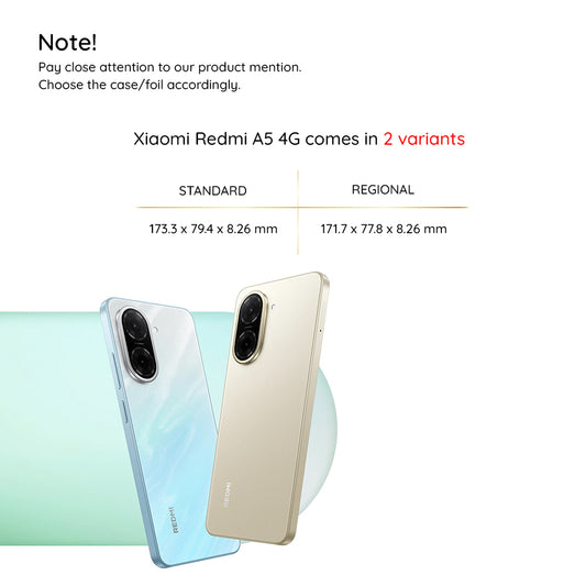 Case for Xiaomi Redmi A5 4G (Regional), Techsuit, Shockproof Clear, Transparent