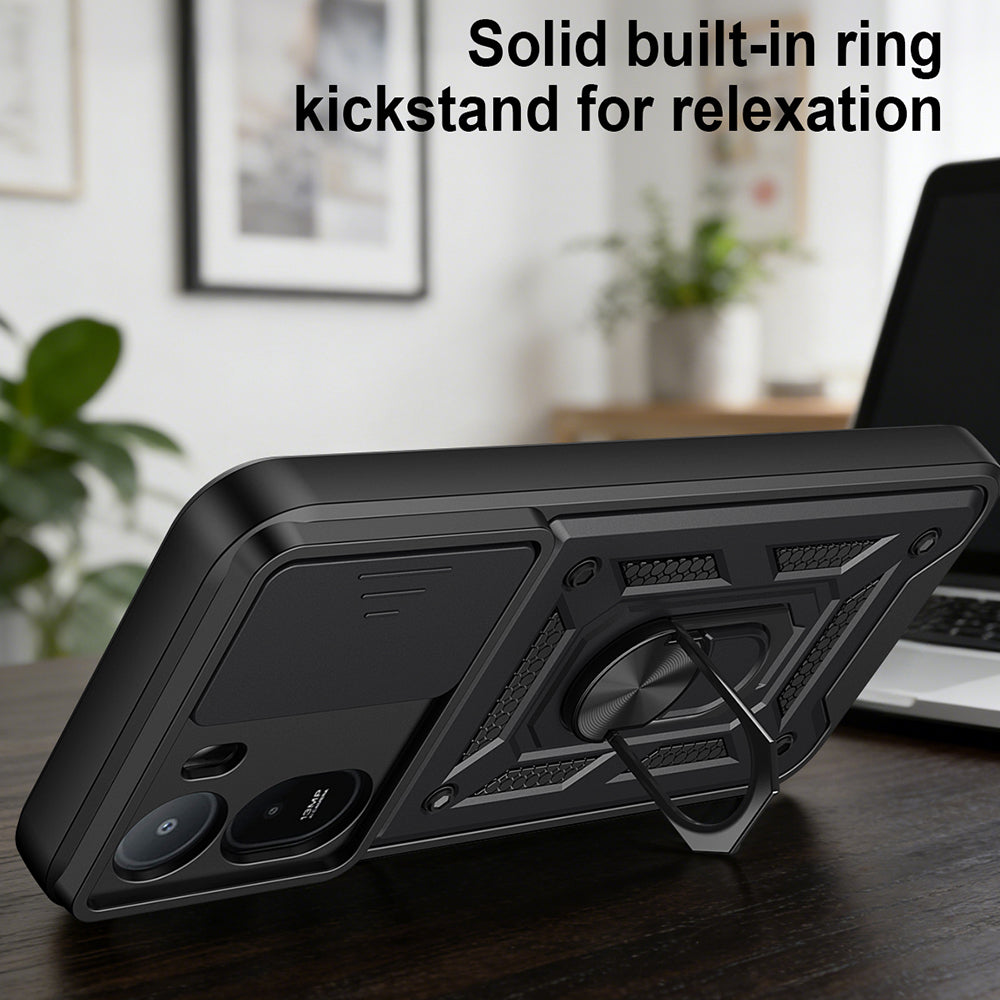 Case for Xiaomi Redmi A7 Pro 4G, Techsuit, CamShield, Black