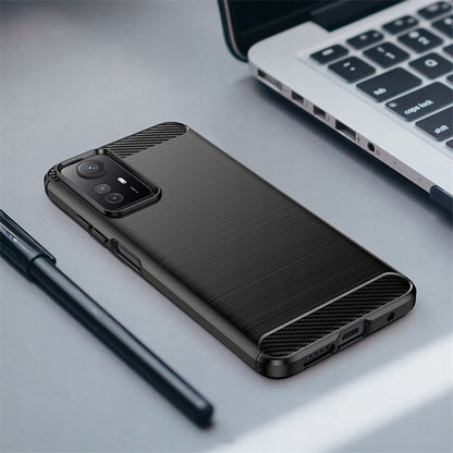 Case for Xiaomi Redmi Note 12S, Techsuit, Carbon, Black