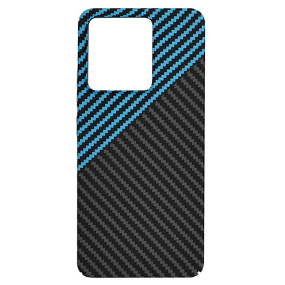 Case for Xiaomi Redmi Note 13 4G, Techsuit, Carbonite FiberShell, Black Blue