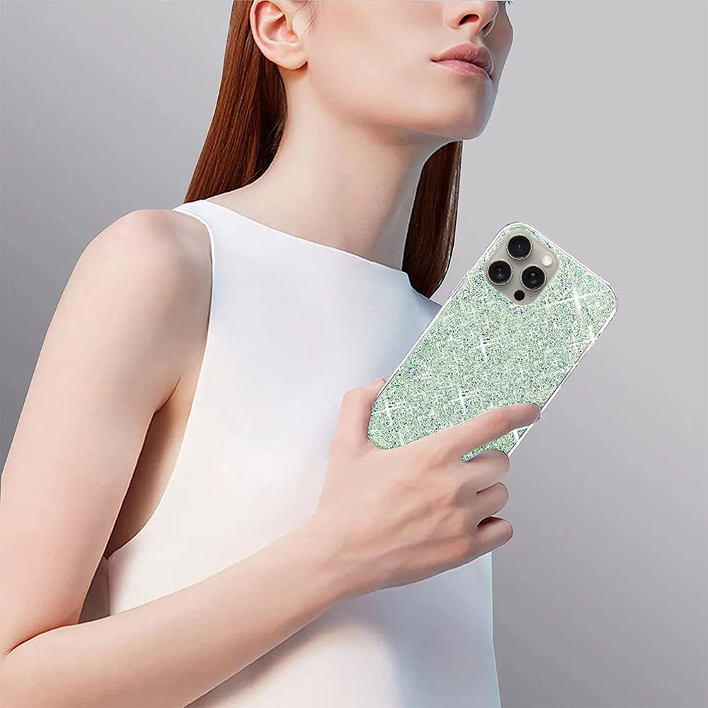Case for Xiaomi Redmi Note 13 Pro 4G / Poco M6 Pro 4G, Techsuit, Sparkly Glitter, Pink