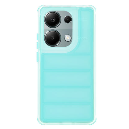 Case for Xiaomi Redmi Note 13 Pro 4G / Poco M6 Pro 4G, Techsuit, Wave Shield, Turquoise