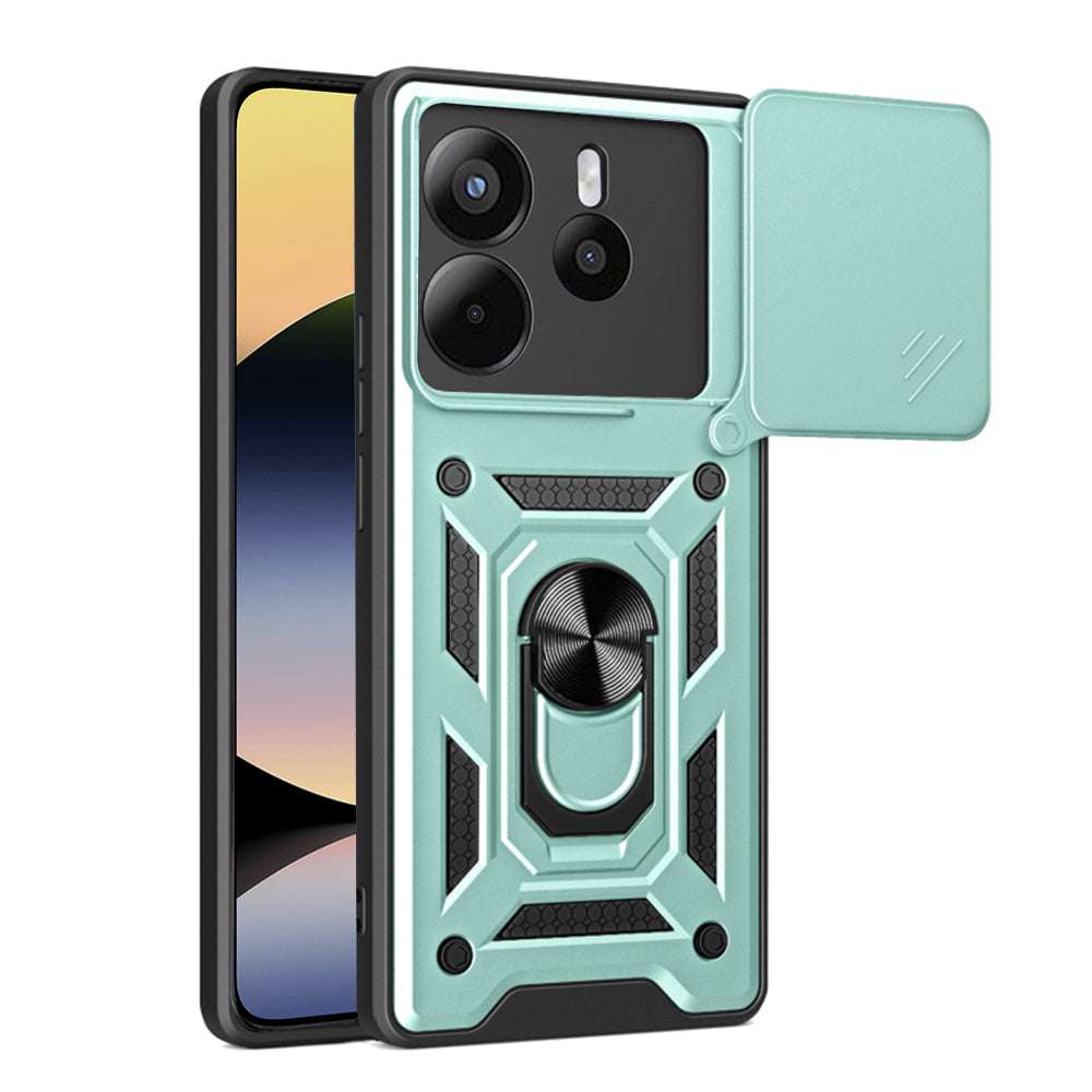 Case for Xiaomi Redmi Note 14 4G (Regional), Techsuit, CamShield, Green