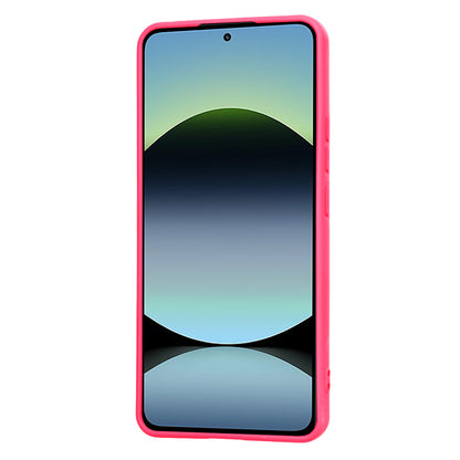 Case for Xiaomi Redmi Note 14 4G (Standard), Techsuit, SoftFlex, Dark Pink