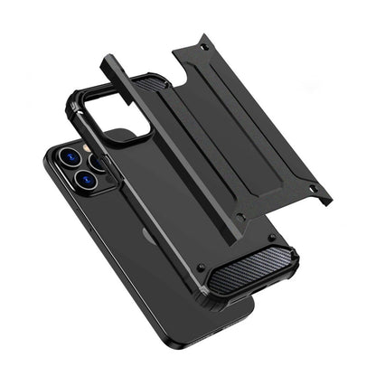 Case for Xiaomi Redmi Note 14 5G, Techsuit, Hybrid Armor, Black