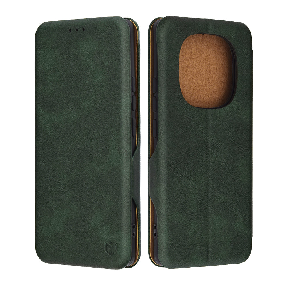 Case for Xiaomi Redmi Note 14 Pro 4G, Techsuit, Safe Wallet Plus, Green