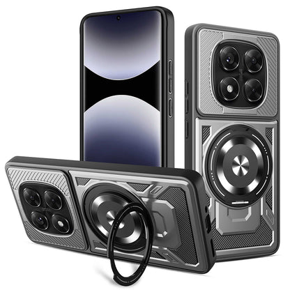 Case for Xiaomi Redmi Note 14 Pro+ 5G / Note 14 Pro 5G / Poco X7, Techsuit, RuggedCam, Gray