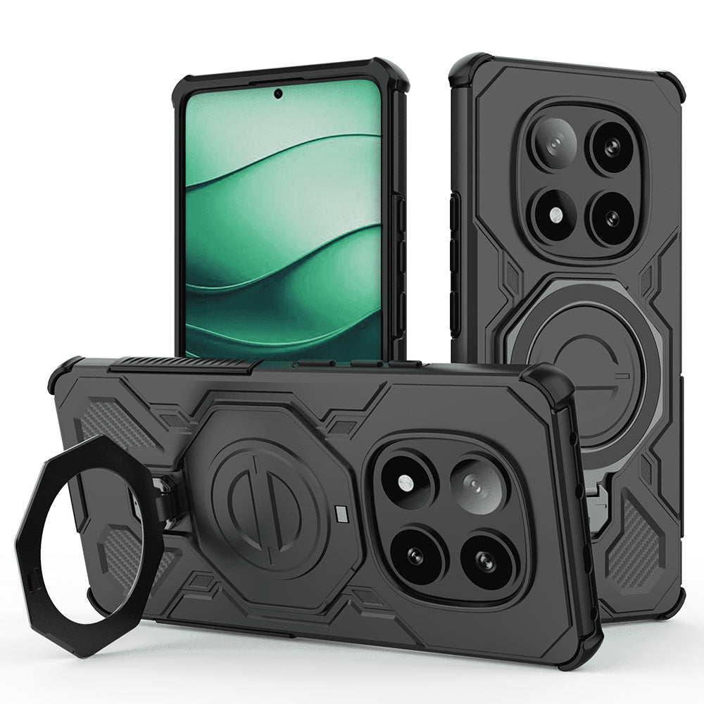 Case for Xiaomi Redmi Note 14 Pro+ 5G, Techsuit, Carbon Shield Pro, Black