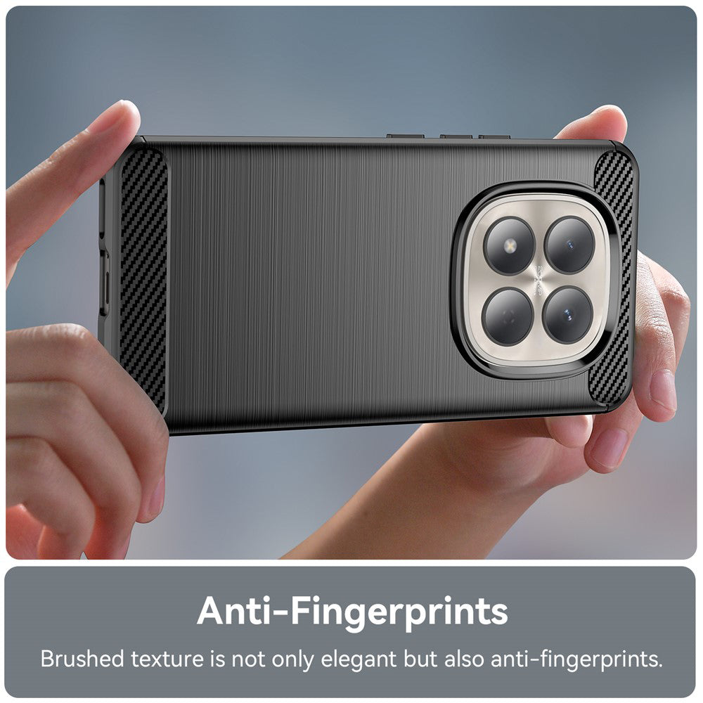 Case for Xiaomi Redmi Note 15 Pro 4G, Techsuit, Carbon, Black