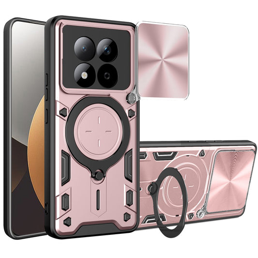 Case for Xiaomi Redmi Note 15 Pro 5G, Techsuit, CamGuard Pro, Rose Gold