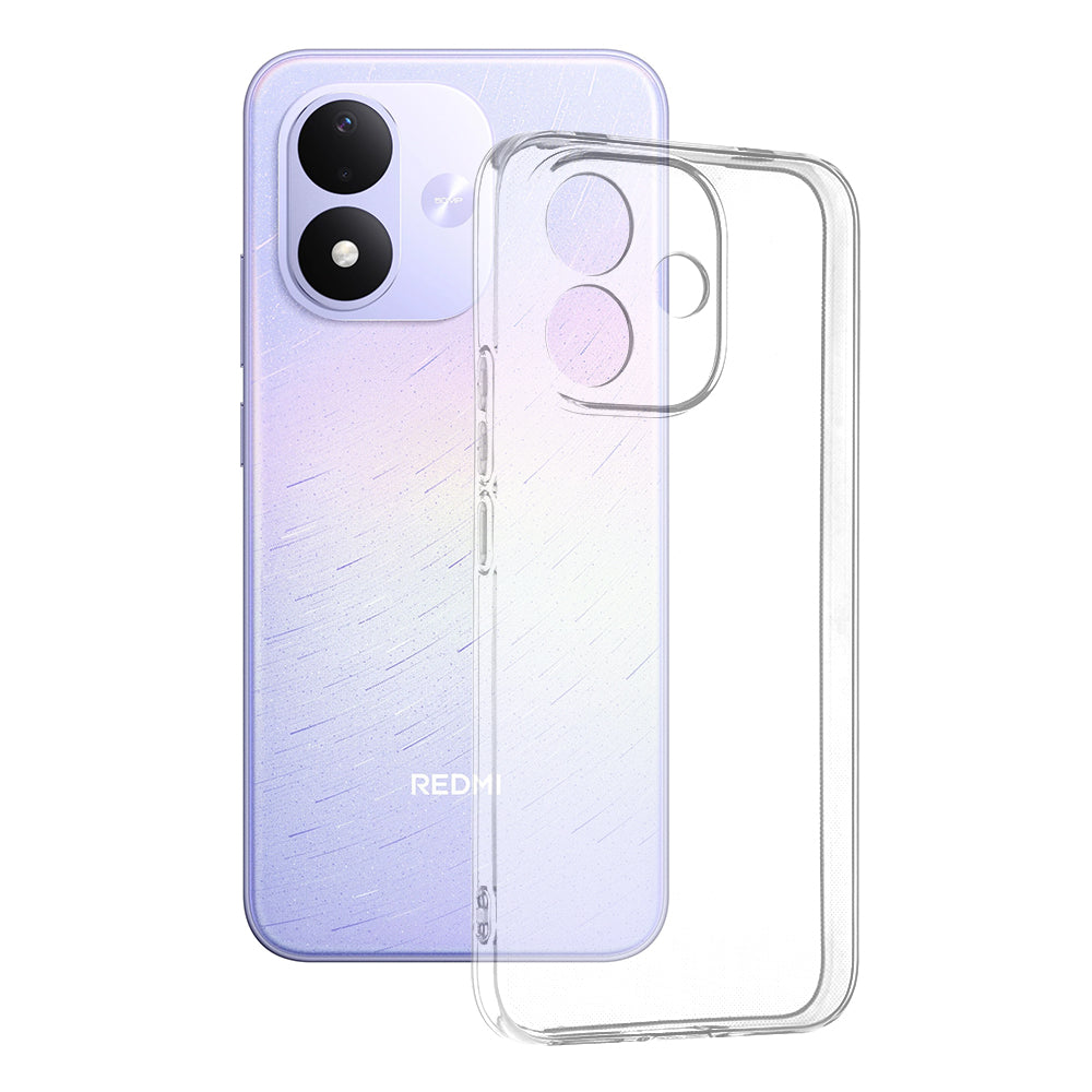 Case for Xiaomi Redmi Note 17 4G / Note 17 5G, Techsuit, Clear, Transparent