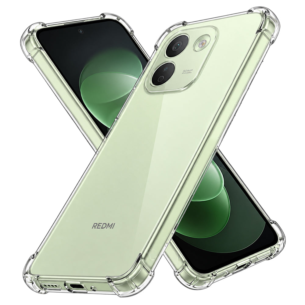 Case for Xiaomi Redmi Note 17 Pro Max, Techsuit, Shockproof Clear, Transparent