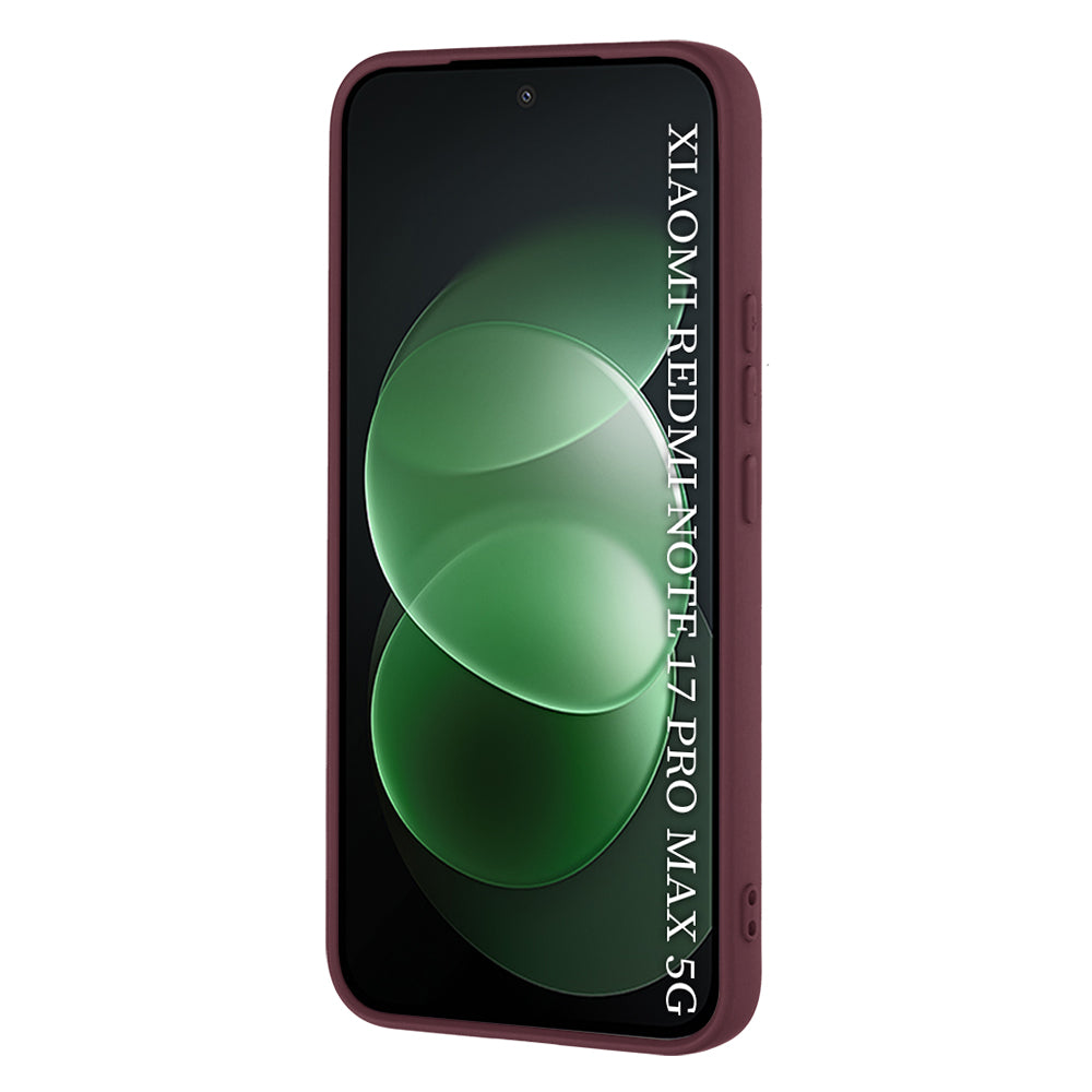 Case for Xiaomi Redmi Note 17 Pro Max, Techsuit, SoftFlex, Burgundy