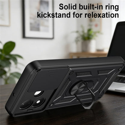 Case for Xiaomi Redmi Note 17 Pro, Techsuit, CamShield, Black