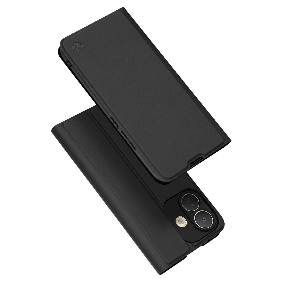 Case for Xiaomi Redmi Note 17 Pro, Techsuit, Magskin Book, Black