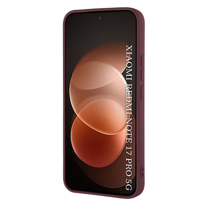 Case for Xiaomi Redmi Note 17 Pro, Techsuit, SoftFlex, Burgundy