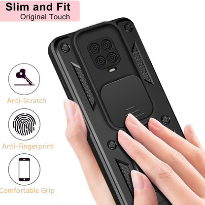 Case for Xiaomi Redmi Note 9S / Note 9 Pro / Note 9 Pro Max, Techsuit, CamShield, Black