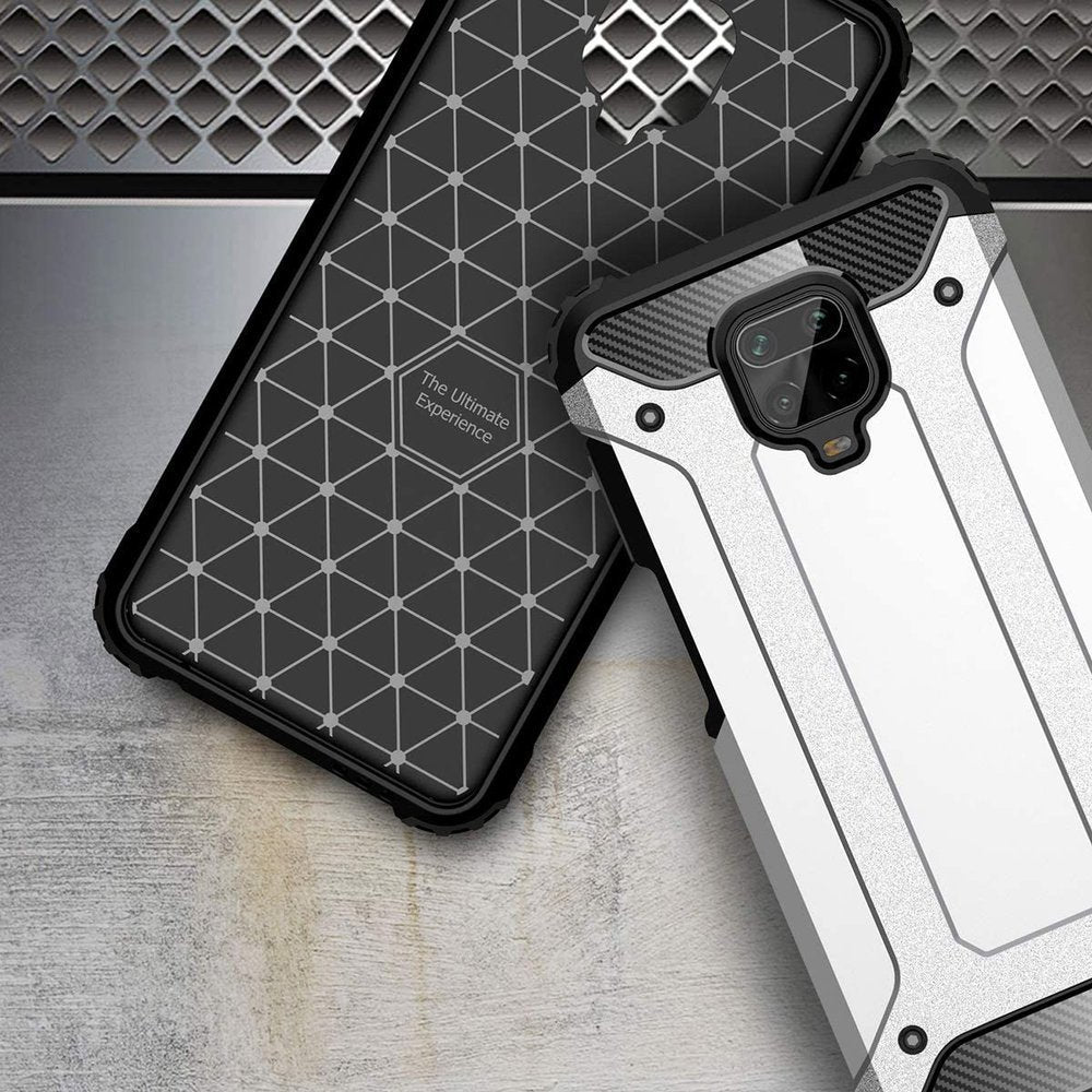 Case for Xiaomi Redmi Note 9S / Note 9 Pro / Note 9 Pro Max, Techsuit, Hybrid Armor, Black