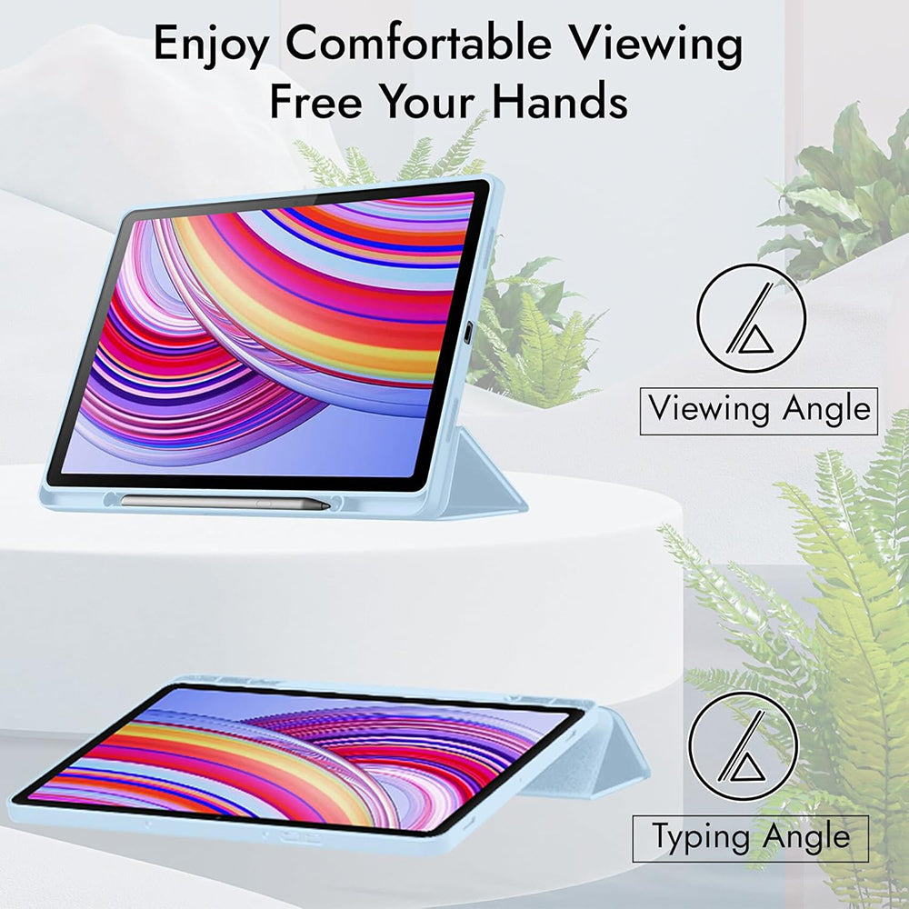 Case for Xiaomi Redmi Pad 2 Pro, Techsuit, Flex Trifold, Purple