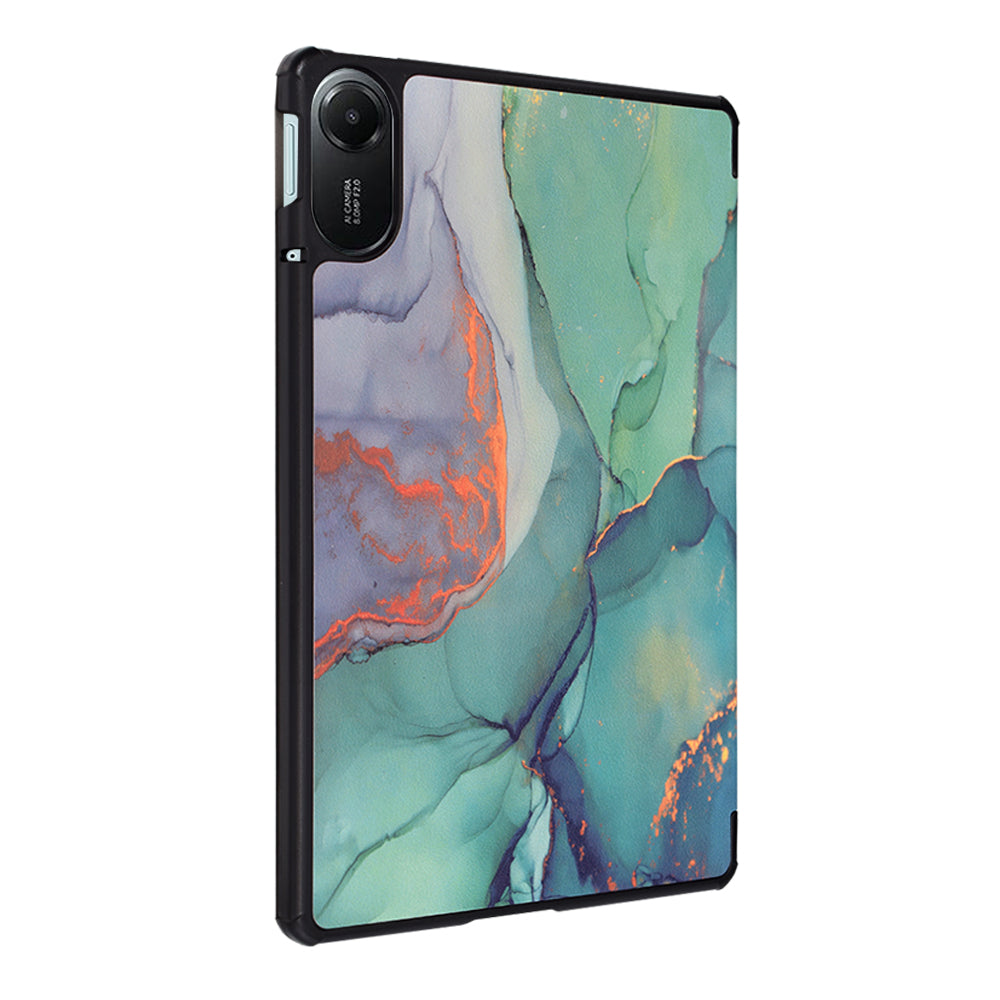 Case for Xiaomi Redmi Pad 2, Techsuit, FoldPro Green Time, Multicolor