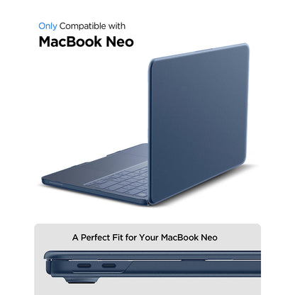 Spigen Airskin Case for Apple MacBook Neo 13inch, Satin Indigo ACS11814