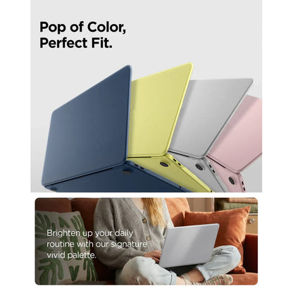 Spigen Airskin Case for Apple MacBook Neo 13inch, Satin Indigo ACS11814