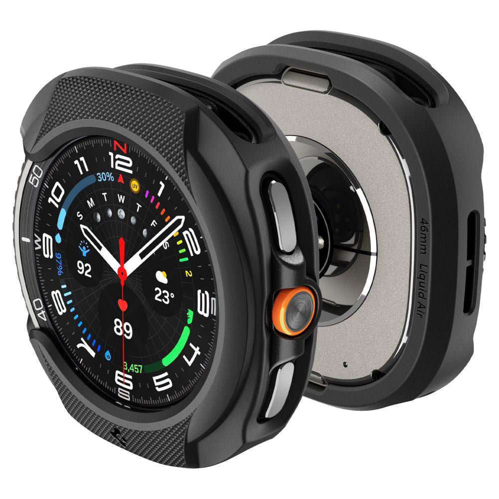 Spigen Liquid Air Case for Samsung Galaxy Watch8 Classic, Matte Black ACS09841
