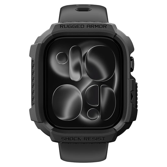 Spigen Rugged Armor Case for Apple Watch Series 12 42mm, Matte Black ACS11877