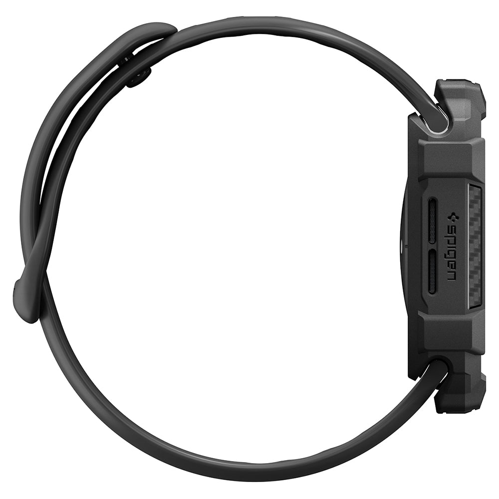Spigen Rugged Armor Case for Apple Watch Series 12 42mm, Matte Black ACS11877
