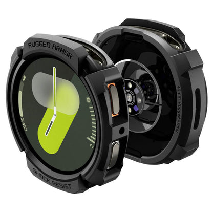 Spigen Rugged Armor Case for Samsung Galaxy Watch8 40mm, Black ACS10004