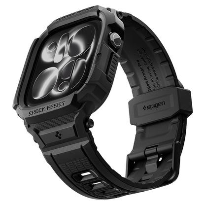 Spigen Rugged Armor Pro Case for Apple Watch Series 12 42mm, Matte Black ACS11883
