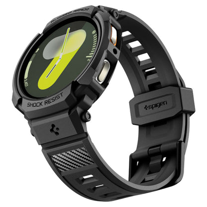 Spigen Rugged Armor Pro Case for Samsung Galaxy Watch8 40mm, Matte Black ACS10005
