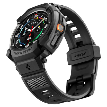Spigen Rugged Armor Pro Case for Samsung Galaxy Watch8 Classic, Matte Black ACS10013