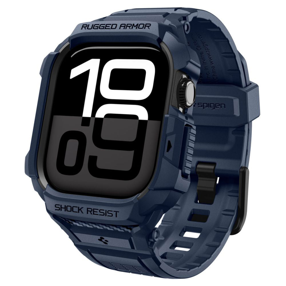 Spigen Rugged Armor Pro V2 Case for Apple Watch Series 10 / 11 42mm, Navy ACS10495