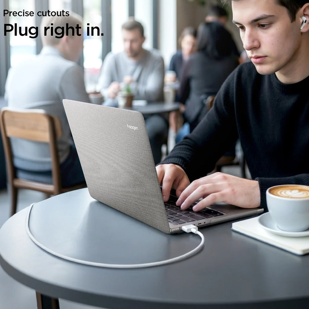 Spigen Urban Fit Case for Apple MacBook Neo 13inch, Gray ACS11542