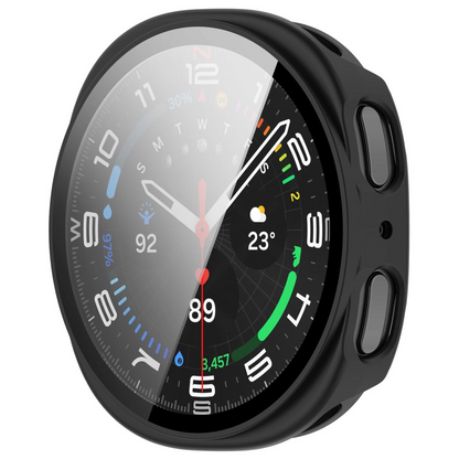 Tech-Protect Defense Case for Samsung Galaxy Watch 9 / Watch8 44mm, Set of 2 pieces, Black / Transparent