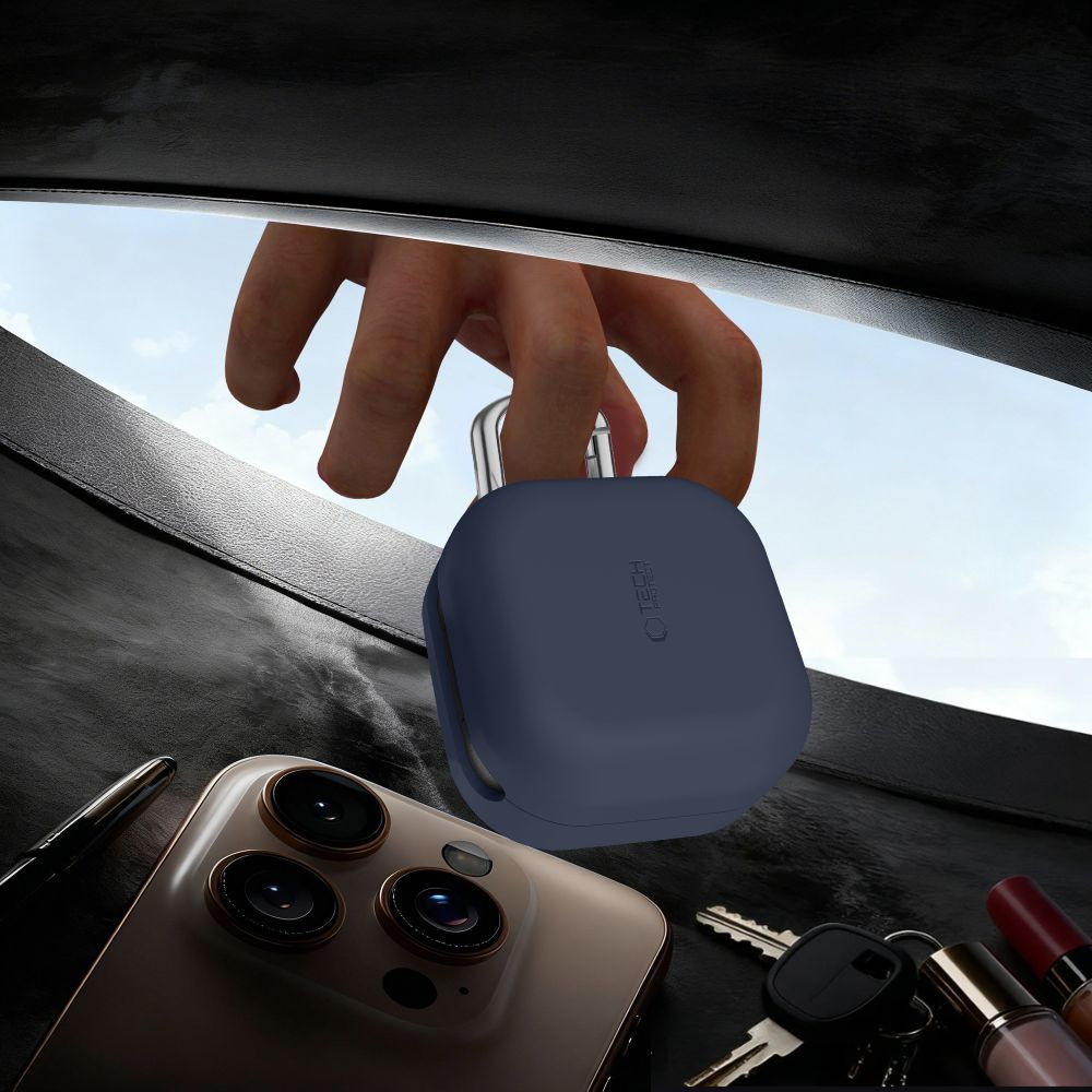 Tech-Protect Silicone Hook Case for Samsung Galaxy Buds4 / Buds4 Pro, Pink