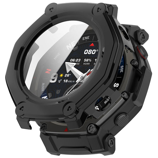 Techsuit Defense360 Pro Case for Amazfit T-Rex 3 Pro, Black