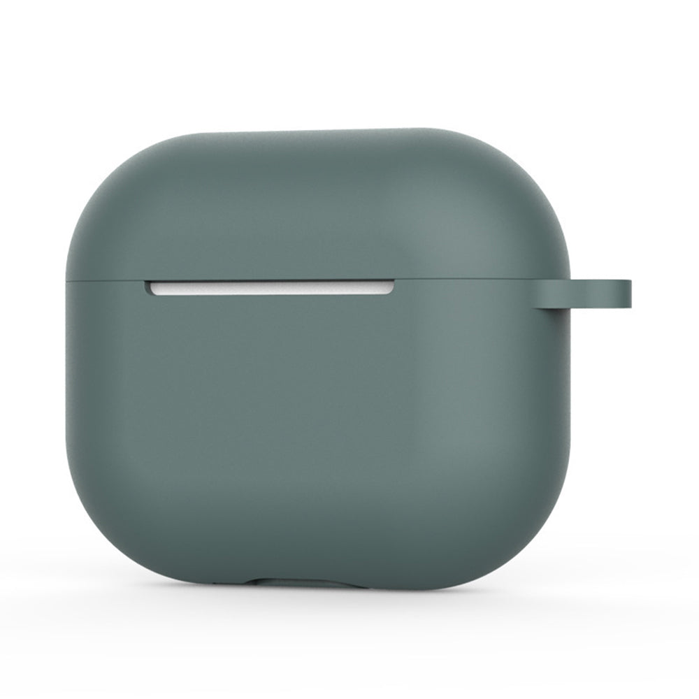 Techsuit Silicone Case for Apple AirPods 4, Dark Green