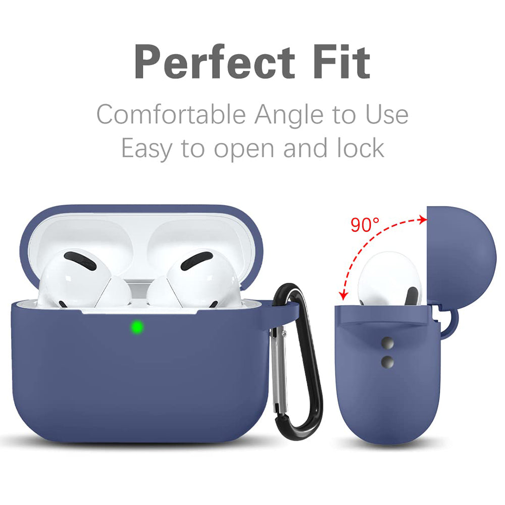 Techsuit Silicone Case for Apple AirPods Pro Series, Gray