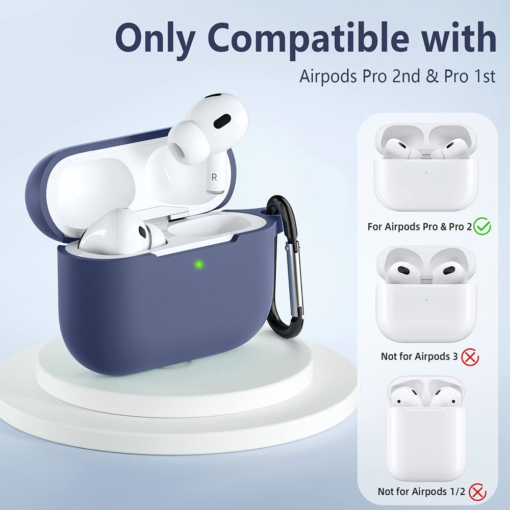Techsuit Silicone Case for Apple AirPods Pro Series, Gray